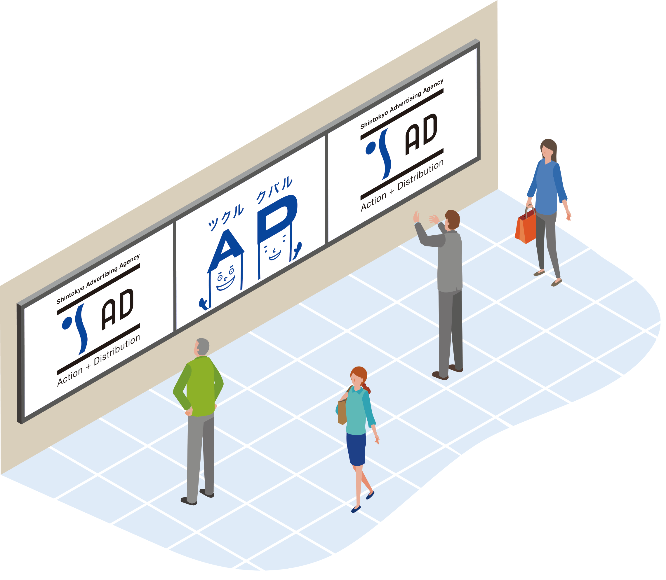 デジタルサイネージのイメージ